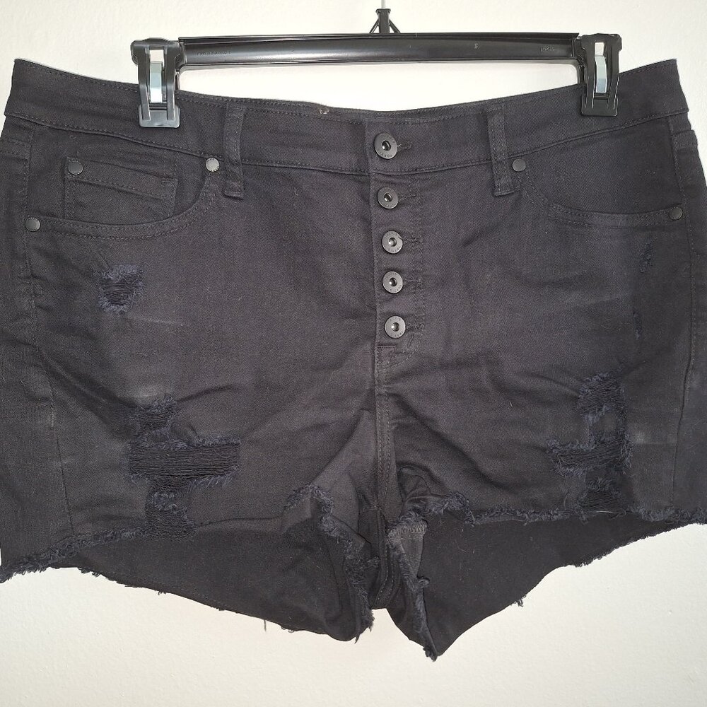 Torrid Black Jean Shorts